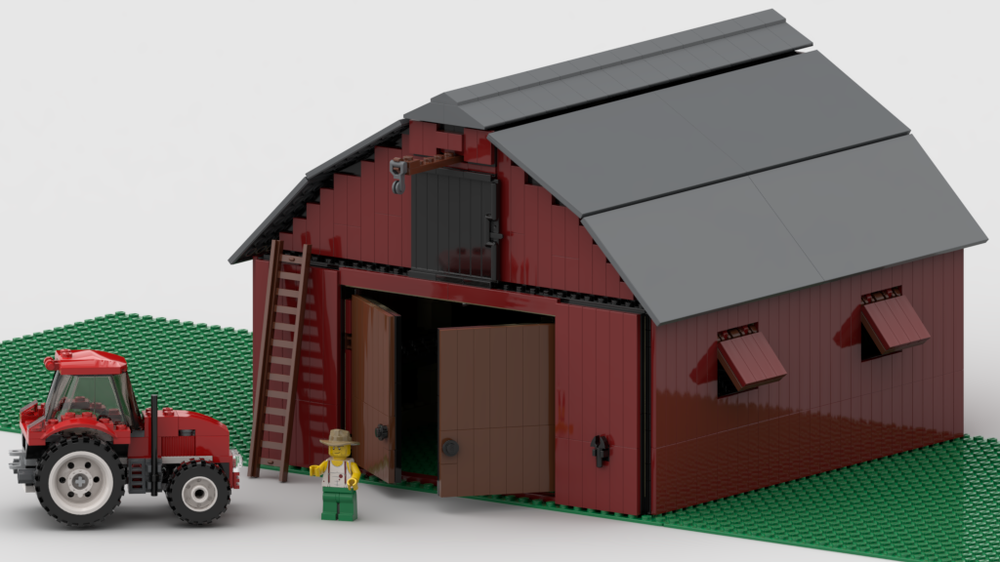 LEGO MOC Barn by | Rebrickable - Build with LEGO