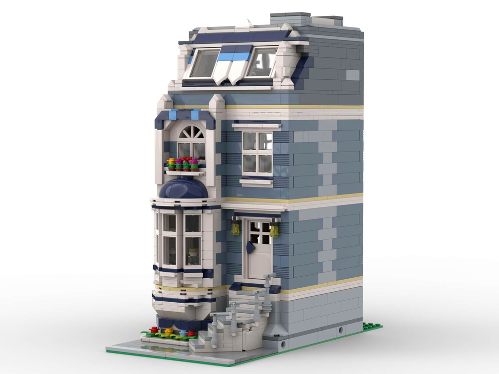 Udholde ild Stolpe LEGO MOC UG's place - Three-story modular townhouse by jojen | Rebrickable  - Build with LEGO