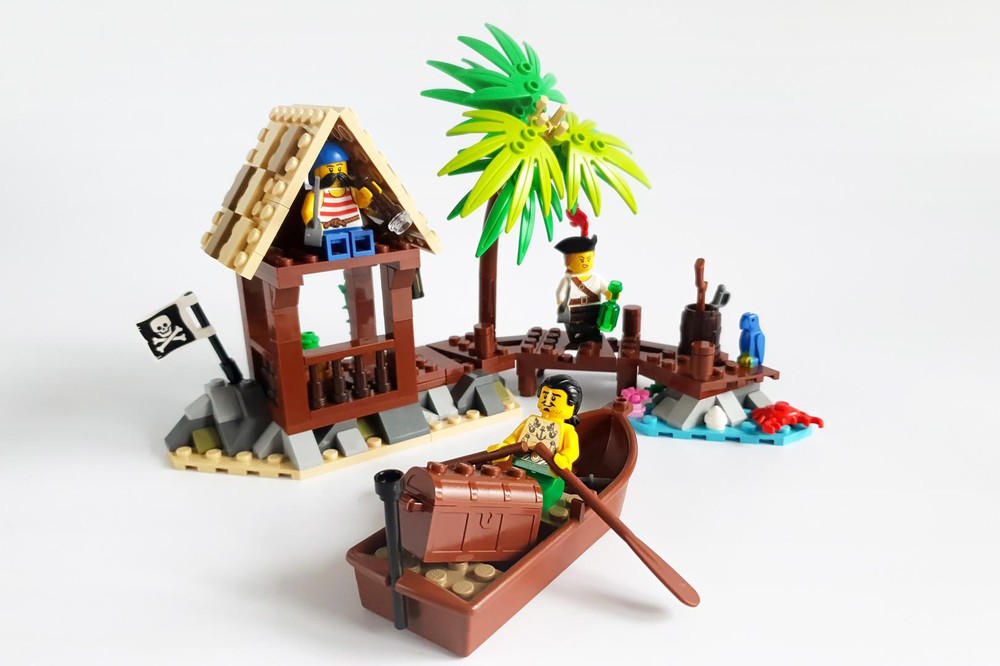 mumlende kimplante kighul LEGO MOC Pirates Smuggler's Shanty by EDGE OF BRICKS | Rebrickable - Build  with LEGO