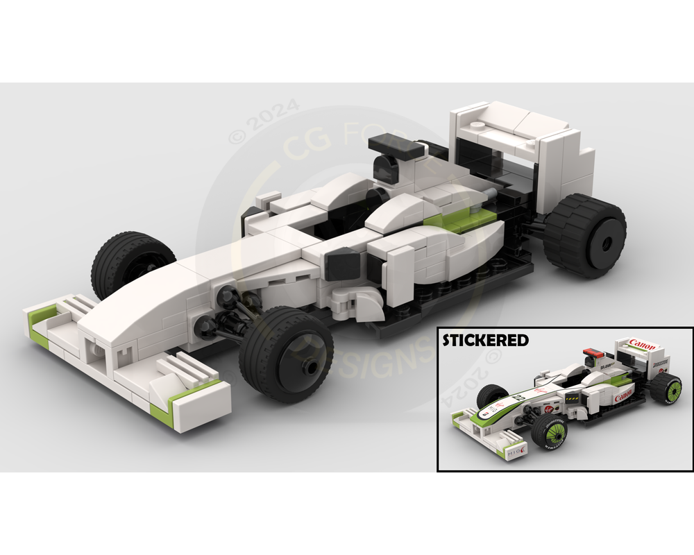 LEGO MOC F1 Brawn BGP001 by LegoCG | Rebrickable - Build with LEGO