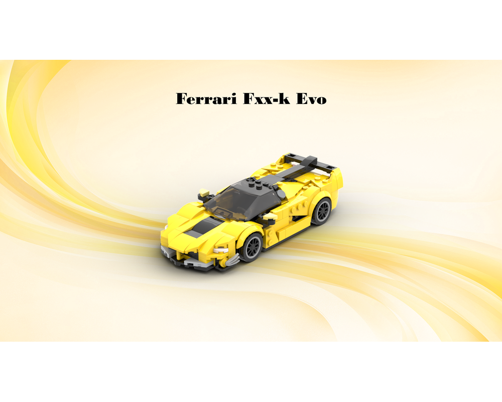 Lego Moc Speed Champions Ferrari Fxx K Evo By Armageddon1030 Rebrickable Build With Lego