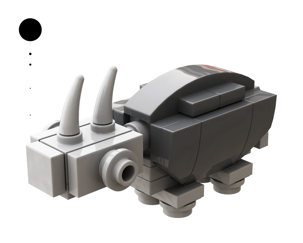 LEGO MOC Rhino by MyKidisanAlien | Rebrickable - Build with LEGO