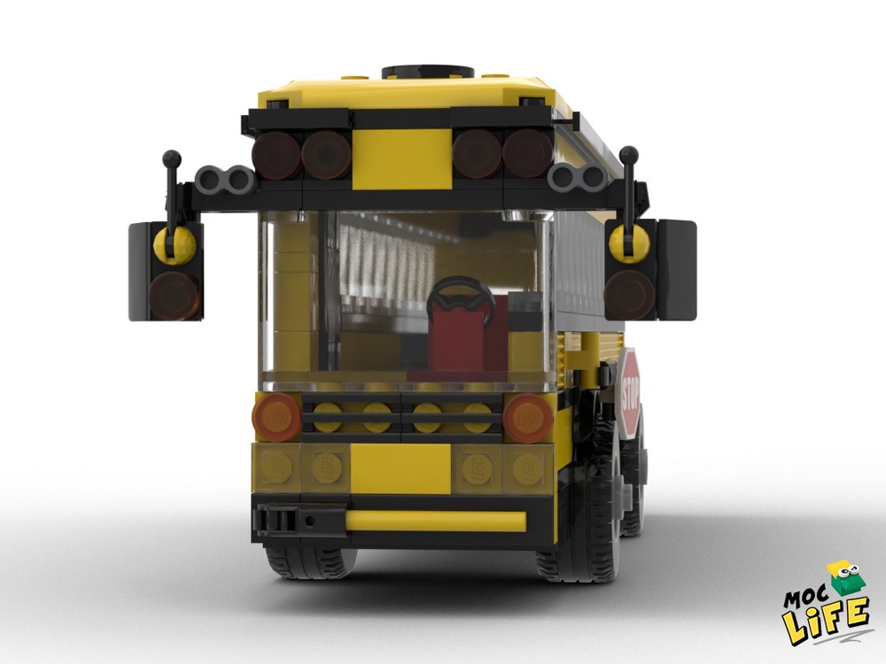 LEGO MOC-59727 School bus by MocLife | Rebrickable - Build with LEGO
