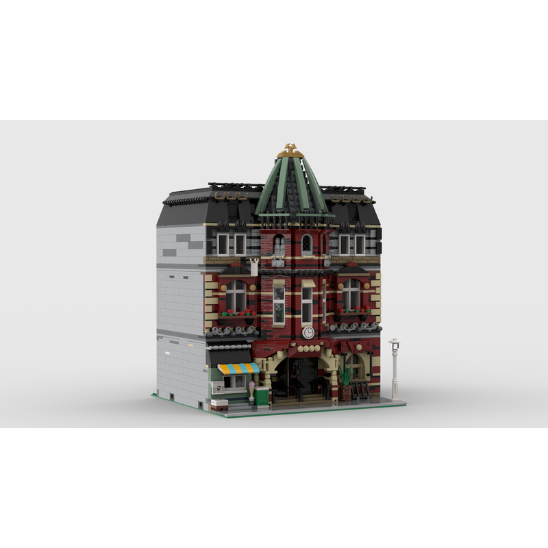 LEGO MOC Modular Brick School by hermez | Rebrickable - Build with LEGO