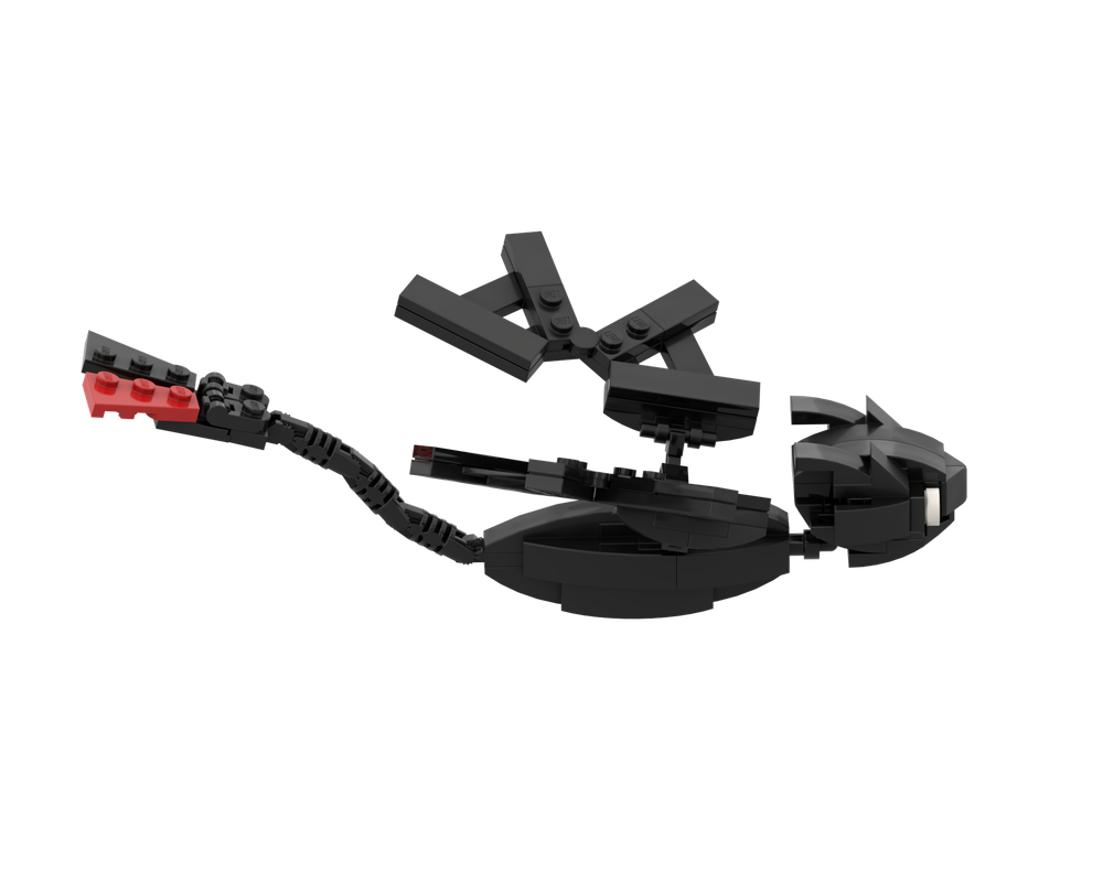 LEGO MOC Toothless by MyKidisanAlien | Rebrickable - Build with LEGO