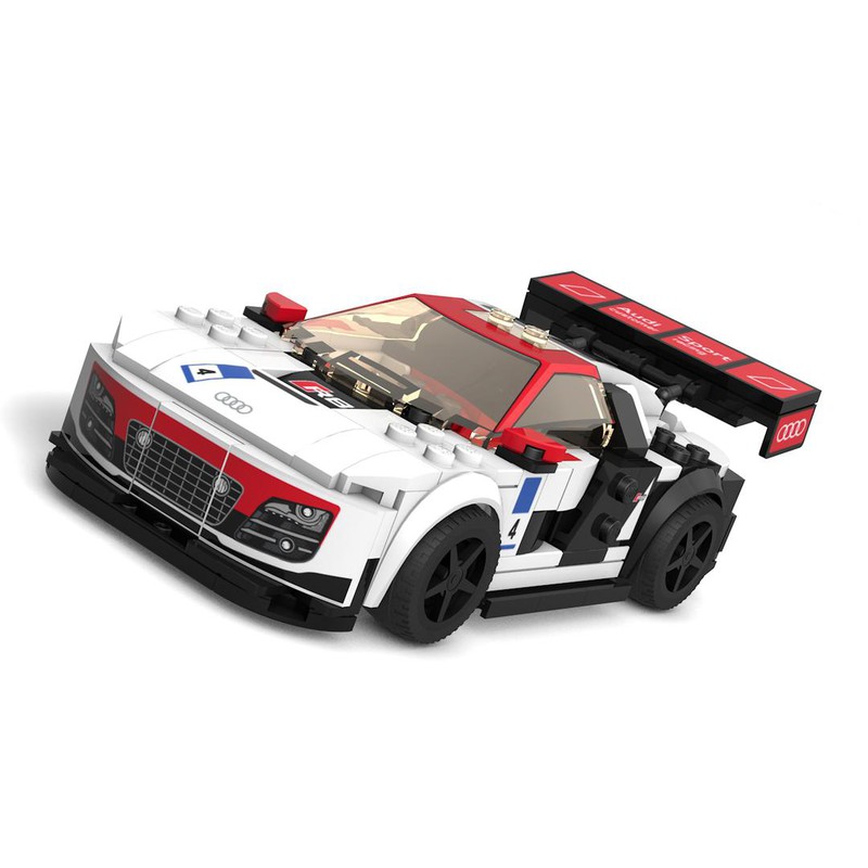 Eksperiment Senator adgang LEGO MOC Audi R8 LMS Ultra in 8 Stud Wide Style by k_lego_r | Rebrickable -  Build with LEGO