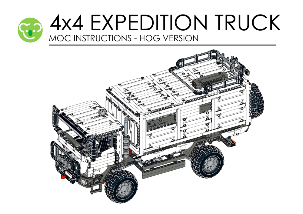salat pasta Kategori LEGO MOC 4x4 Expedition Truck - HOG version by Superkoala | Rebrickable -  Build with LEGO