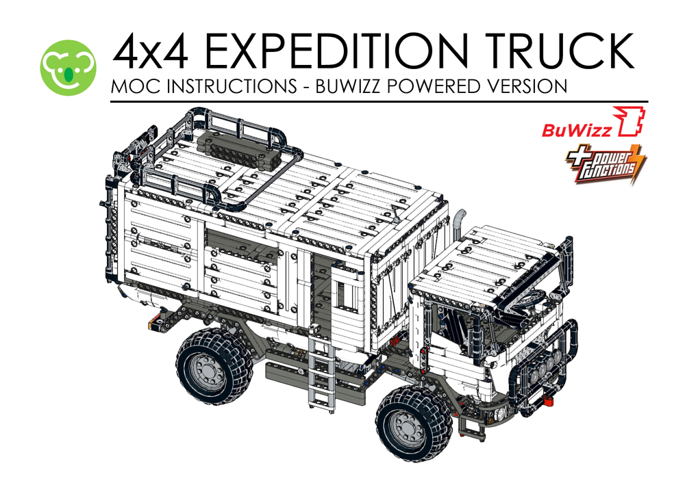 Caroline Monopol støbt LEGO MOC 4x4 Expedition Truck - Motorized version by Superkoala |  Rebrickable - Build with LEGO