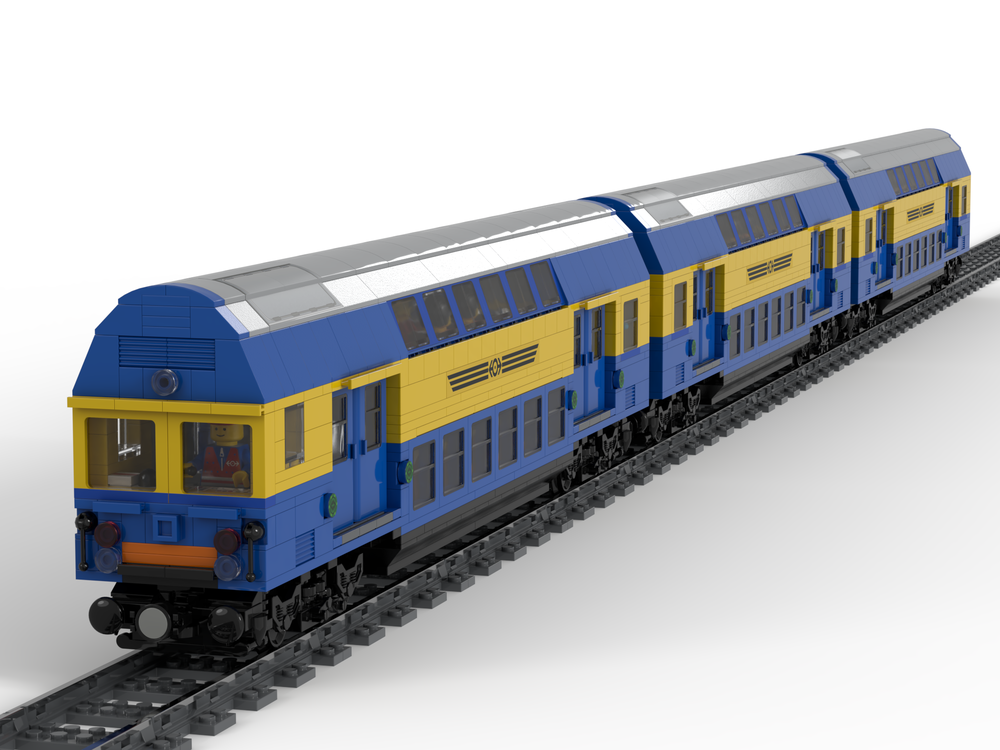 Barry regional hvorfor ikke LEGO MOC Double Deck Train Car (version 1) by langemat | Rebrickable -  Build with LEGO