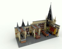 75954 - Hogwarts - Gryffindor Dormitory and Common room playspace