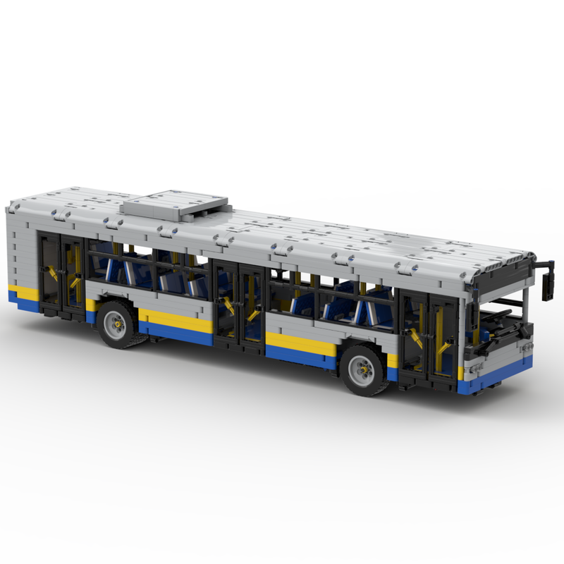 apoyo Lo encontré Gran roble LEGO MOC lego technic 12m bus by Emmebrick | Rebrickable - Build with LEGO