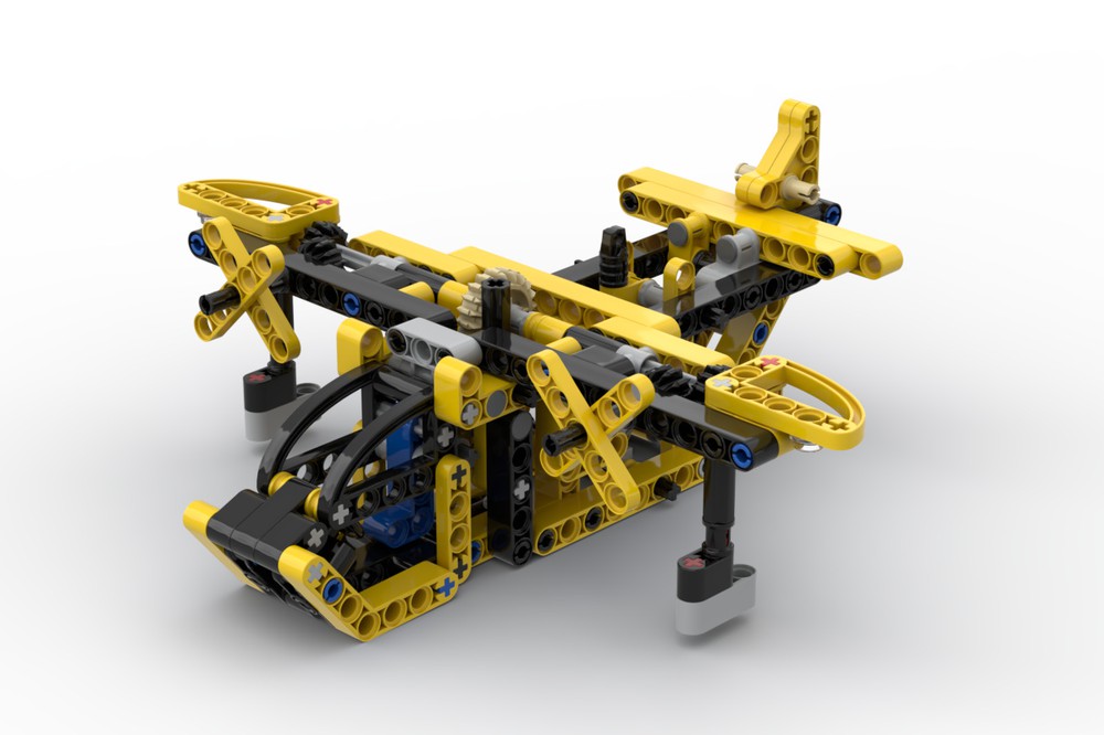 LEGO MOC Flying Boat v2 by Nequmodiva | Rebrickable - Build with LEGO