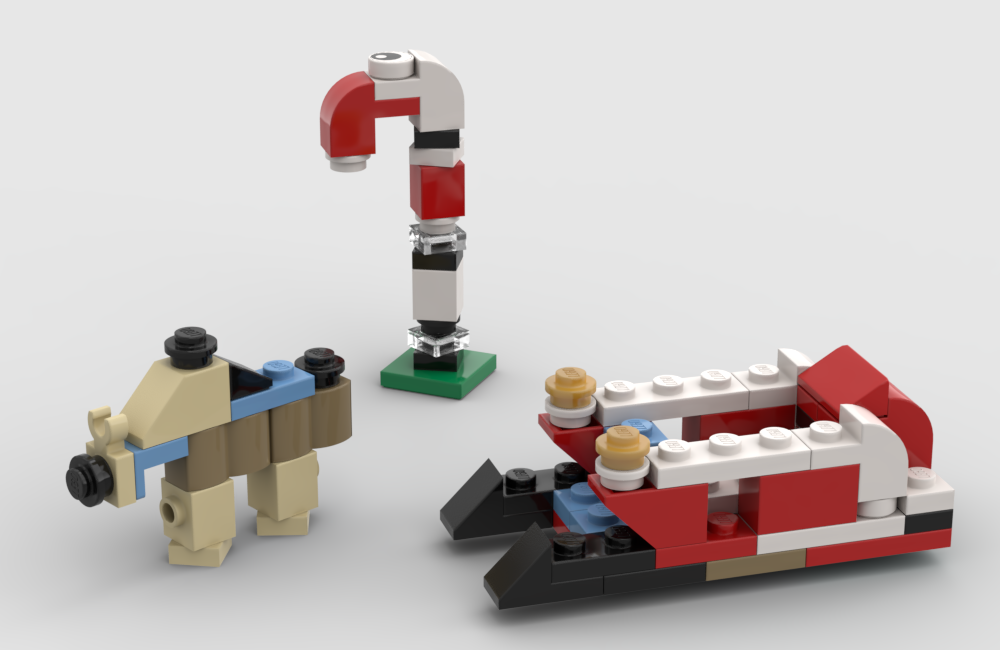 udendørs lede efter trofast LEGO MOC 30573 Reindeer Sleigh by crazy8ron | Rebrickable - Build with LEGO