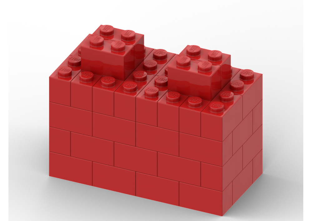 LEGO MOC-59966 2x1 brick made of 2x1 bricks made of 2x1 bricks | My ...