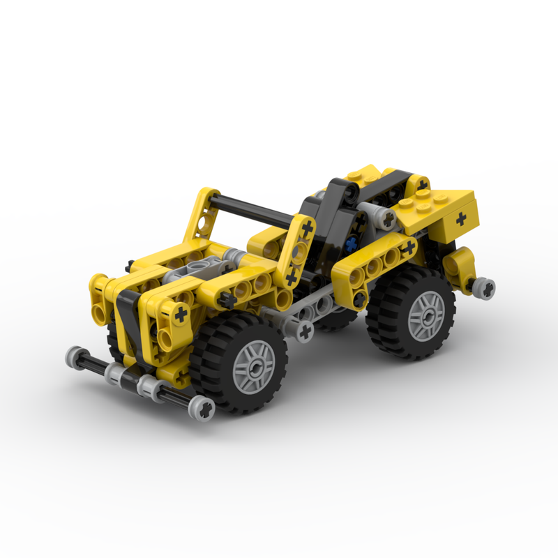 mikrobølgeovn Temmelig ven LEGO MOC 8270 Mini Jeep by Nequmodiva | Rebrickable - Build with LEGO