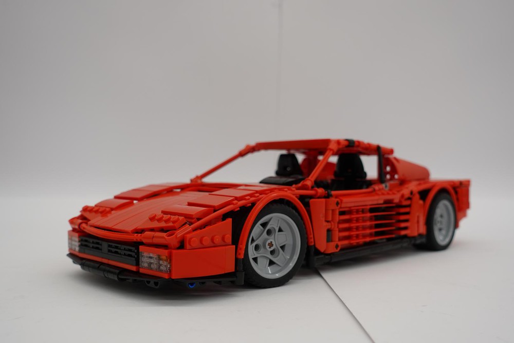 Duftende bag Væk LEGO MOC Ferrari Testarossa by Lukes_Brick_Studio | Rebrickable - Build  with LEGO