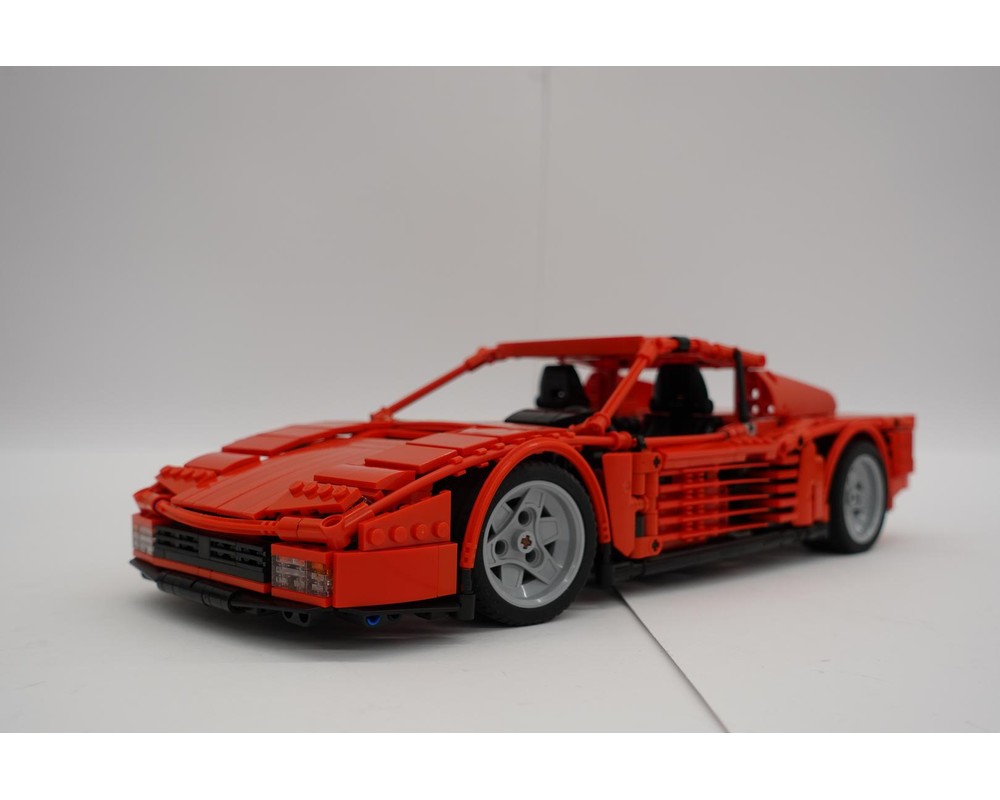 Ferrari testarossa lego