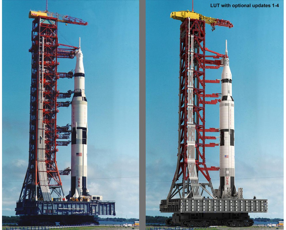 Lego saturn v launch tower on sale