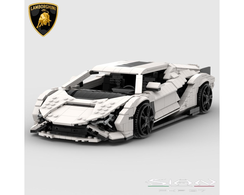 LEGO MOC Sián FKP 37 (White/Black) by Pingubricks