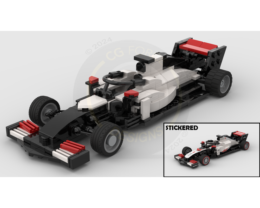 LEGO MOC F1 Haas VF-20 by LegoCG | Rebrickable - Build with LEGO