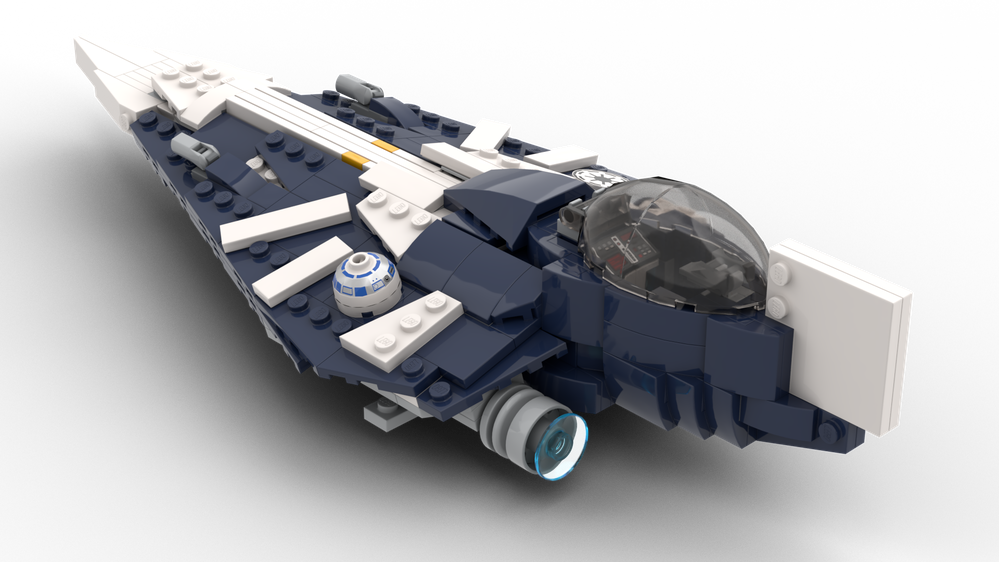 LEGO MOC-60423 Plo Koon's Delta-7 Starfighter by RendiliBricks