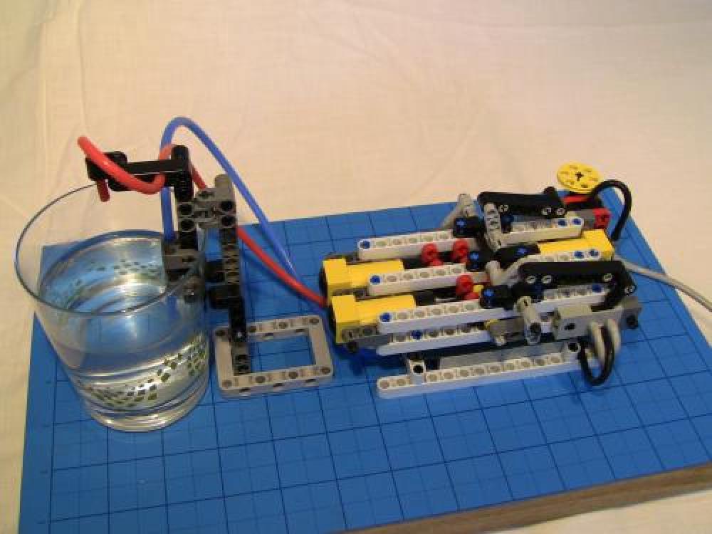MOC Lego Pneumatic Duplex Pump by | Build with LEGO