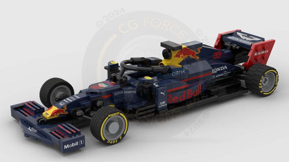Lego Moc F1 Red Bull Racing Rb16 By Legocg Rebrickable Build With Lego