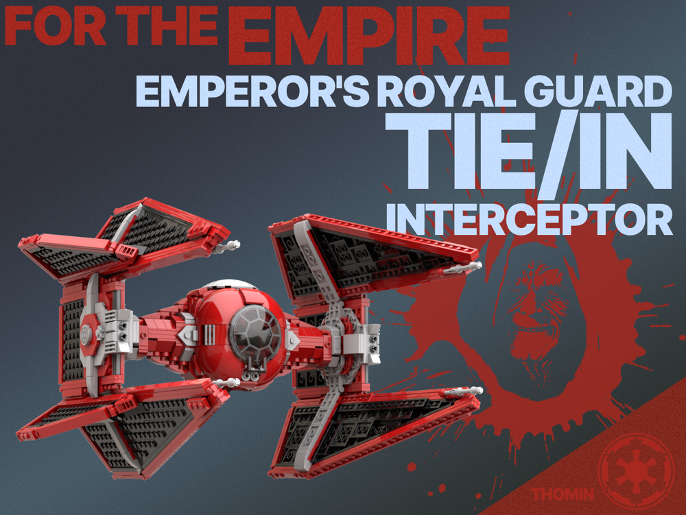 MOC Emperor's Royal Guard TIE / IN Interceptor by thomin | Rebrickable - Build with LEGO