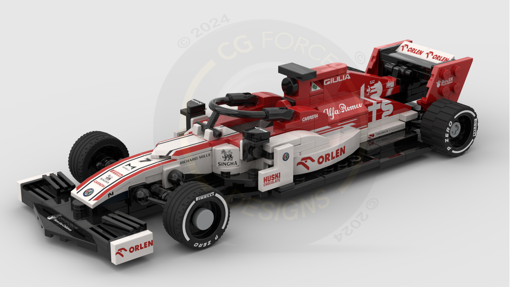 LEGO MOC F1 Alfa Romeo Racing C39 by CGForceDesigns | Rebrickable ...