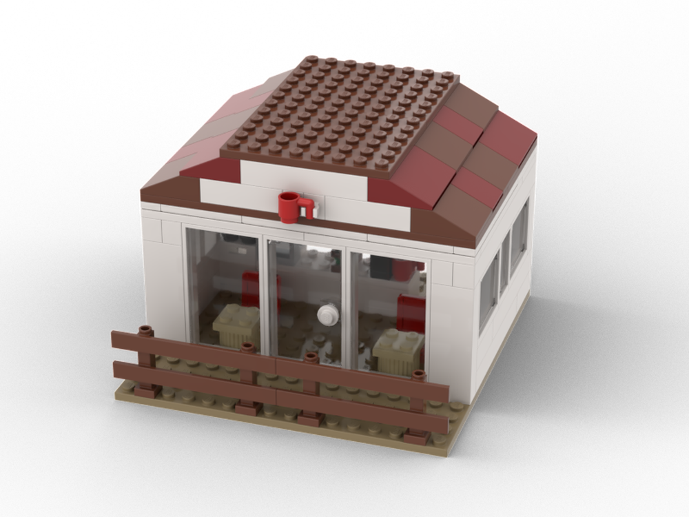 LEGO MOC Mountain Coffee Bar by Firemodels | Rebrickable - Build with LEGO