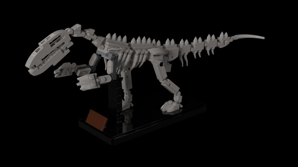 LEGO MOC Baryonyx Fossil Spinobreaker | Rebrickable Build with LEGO
