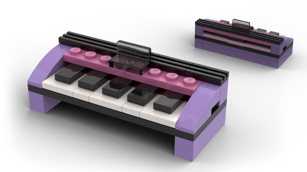 Piano lego piano de brinquedo multicolorido escola de música