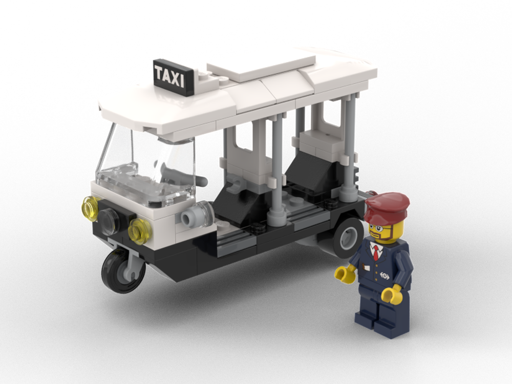 LEGO MOC-60778 Tuk tuk Taxi MOD 70607 by Firemodels | Rebrickable ...