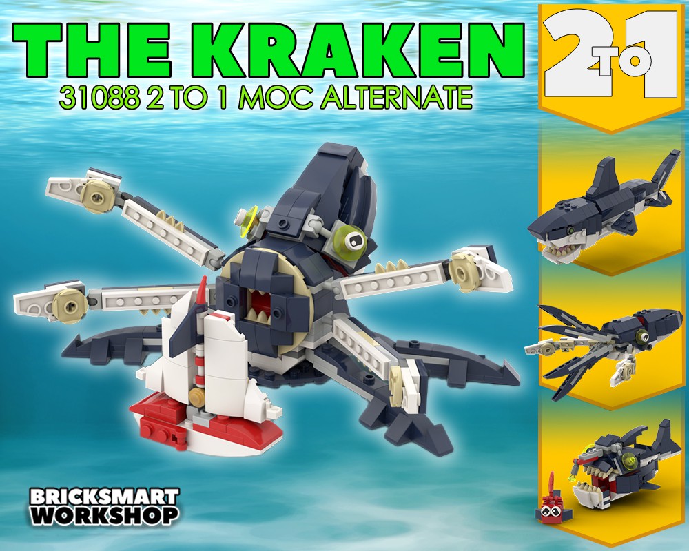 LEGO MOC The Kraken 31088 to 1 by bricksmartworkshop | Rebrickable - Build with LEGO