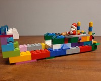 11008 Santa's rainbow sleigh