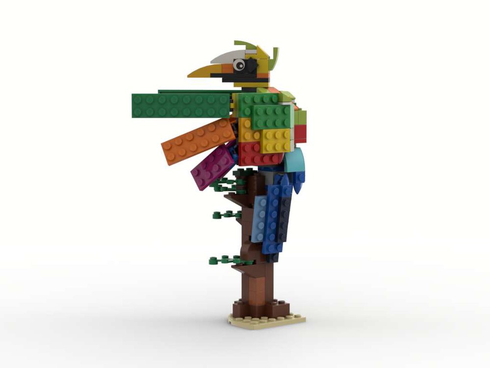 LEGO MOC 11011 Colorful Bird by TheLuckyOne | Rebrickable - Build with LEGO