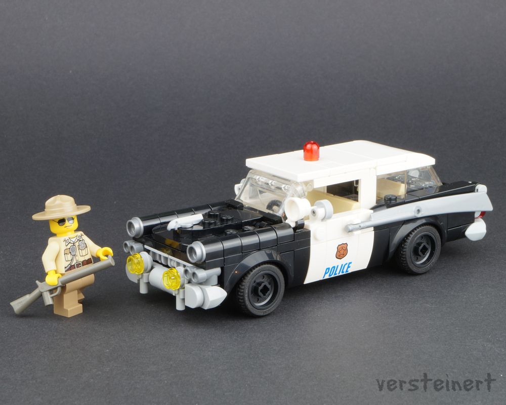 Lego Moc Classic Police Car By Versteinert | Rebrickable - Build With Lego
