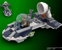 Jurassic Lab Hovercraft