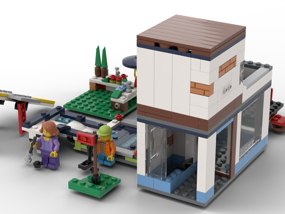 LEGO MOC Hotel alt for 31068 by achtent8ig | Rebrickable Build with LEGO