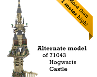Rotating Towers - Alternate model of 71043 - Hogwart's Castle