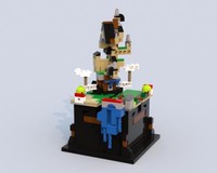 Endless dancing with a castle (LEGO 21305)