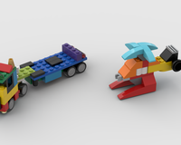 Helicopter transporter truck (Alt build for 11001)