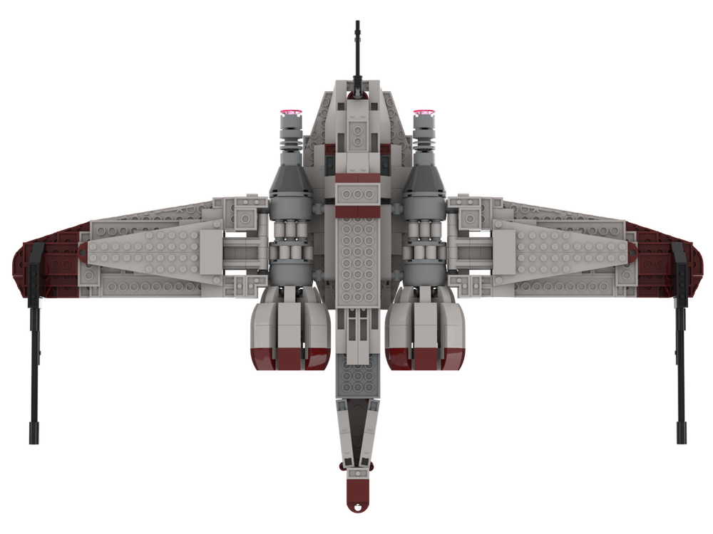 LEGO MOC-61543 ARC-170 Starfighter by monkgyatso | Rebrickable