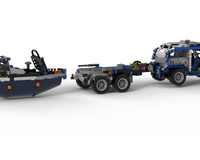 LEGO MOC-61589 42112 Alternate CAR + TRAILER + BOAT by Roelofs