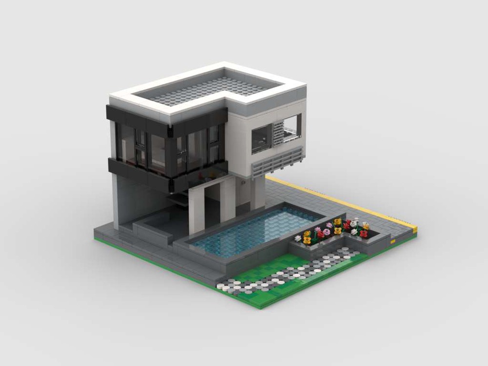 drivende ovn frokost LEGO MOC Modern Home 1 by priita | Rebrickable - Build with LEGO