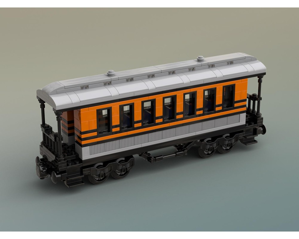 LEGO MOC Western Passenger Train Car by jamisonwieser Rebrickable Build with LEGO