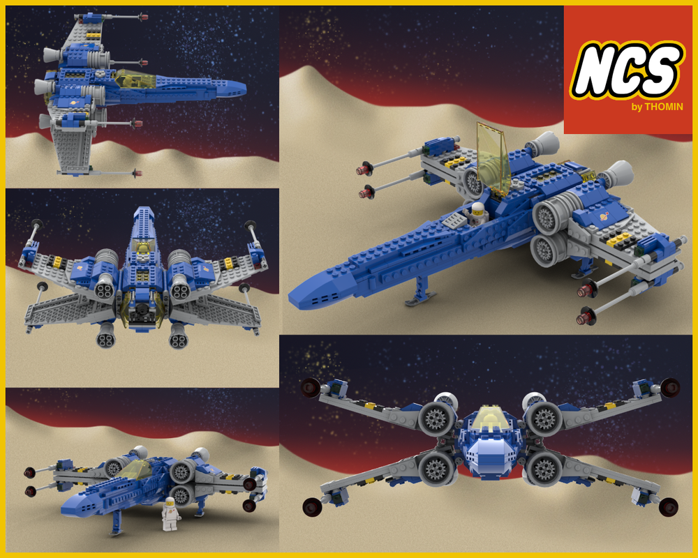 LEGO MOC-61657 Galaxy Starfighter X by thomin | Rebrickable - Build ...
