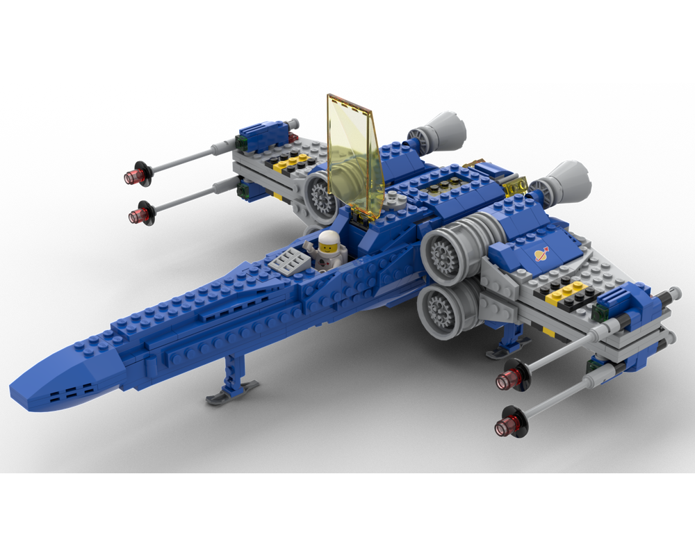 LEGO MOC-61657 Galaxy Starfighter X by thomin | Rebrickable - Build ...