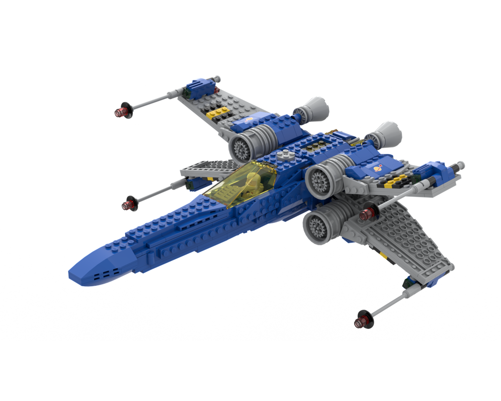 LEGO MOC-61657 Galaxy Starfighter X by thomin | Rebrickable - Build ...