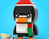Christmas Penguin BrickHeadz